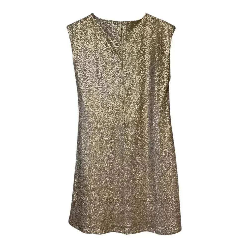M M Couture Gold Sequin Sleeveless Dress Size Small
New Years, Christmas Party - Picture 2 of 3